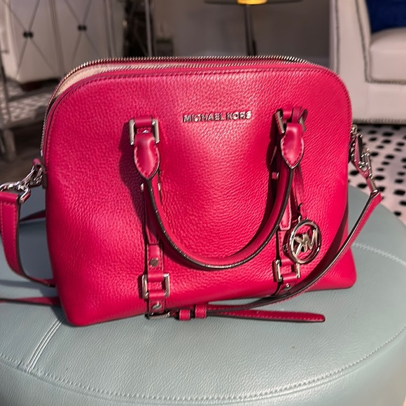 Michael Kors Handbags - COPY - Michael Kors Dome Fushia PINK Purse 9.5 X 13